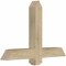 Ekena Millwork Eugene Rough Sawn Timber Gable Bracket, Douglas Fir, 36"W x 24"H x 4"D x 4"F, 16/12 Pitch GBW036X24X0404EUG00RDF - alternate 4